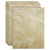 AOOSU 30 Feuilles Papier à Lettre Vintage A4, Papeterie Vintage, Feuilles de Papier d'écriture Impression Recto Verso, Antique à l'ancienne pour écriture Documents Artisanaux DIY