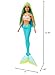 Barbie Mermaid Doll with Two-Tone Blue & Yellow Fantasy Hair & Headband Accessory, Toy with Shell Bodice & Turquoise Tail