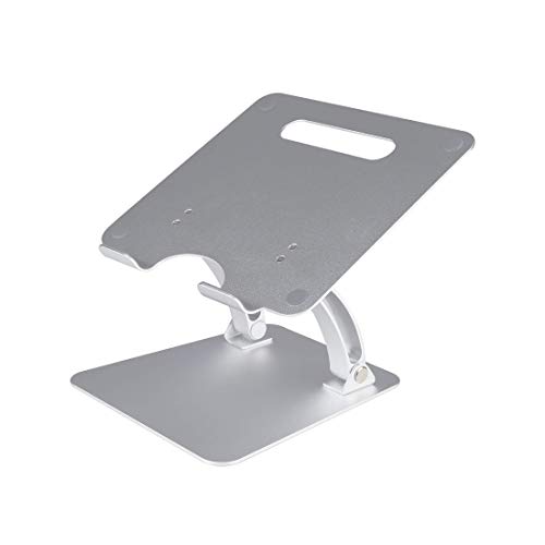 Preisvergleich Produktbild Verstellbarer Laptopständer Stabiler Ständer aus hochwertigem Aluminium mit Unterstützung für 10-15,6-Zoll. Erhöhung für MacBook, Laptops, Notebooks, Chromebooks, Tablets und Ipads.