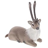 TOYMYTOY クリスマス トナカイ 置物 立ち鹿 装飾 クリスマス飾り 動物 置物 卓上 棚 オフィス デスク クリスマスツリー 店舗 飾り 鹿フィギュア おもちゃ