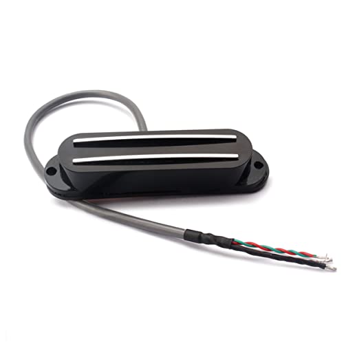 COSMEVIVI 4 交換用ピックアップ ウォームトーンピックアップ エレキギターの 黒のギター ハムバッカーネック ギターのハムバッカー Black