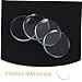 Cabilock 24 Pack Glass Spacer Pads Wood Anti-Slip Protective Bumpers for Glass Tables No Tools Needed
