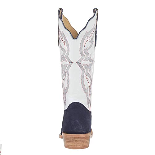 R Women Blue Roughout 13in White Boot4