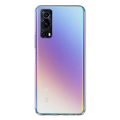Image of Dashmesh Shopping Back Cover for IQOO Z3 5G (Soft & Shockproof Back Case with inbuilt Cushioned Edges) Transparent