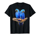 Hyacinth Macaw Pair Tee T-Shirt
