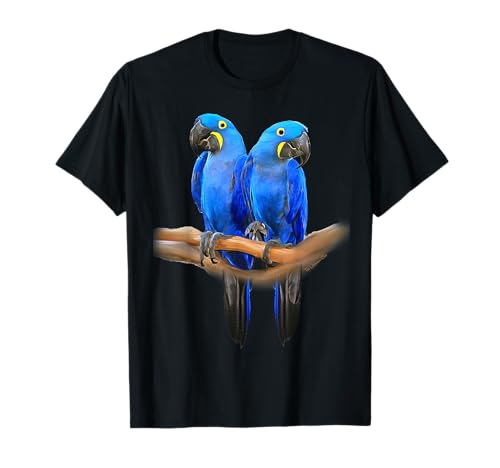 Hyacinth Macaw Pair Tee T-Shirt
