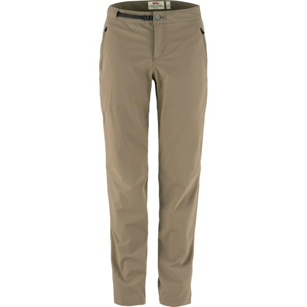 Pantalon Fjallraven High Coast Trail W femme rando léger marron Suede Brown 36 L