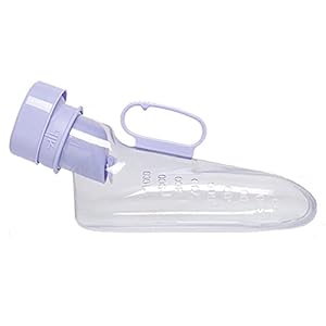 Urinoir-1000 ML -Draagbaar urinoir voor mannen Transparante plasfles Gemakkelijk schoon te maken Morsbestendige urinoirs…