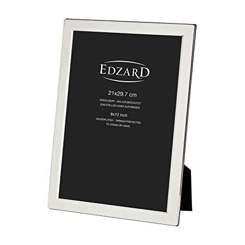 EDZARD Bilderrahmen Salerno für Foto DIN A4 , edel versilbert Cover