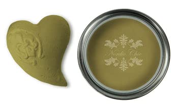 Nordic Chic Chalk Paint | Colour Olive | 750ml | for Furniture, Wood, Metal and more | zero VOC | Ecolabel | EN 71-3 Cert. (can be used on Childrens Furniture)