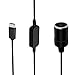 HuaLiSiJi USB C Male to 12V Car Cigarette Lighter Socket Female Converter Cable, 8W Max, USB C to Cigarette Lighter Adapter Suitable for Driving Recorder, GPS, and Other Equipment (Type C, 1FT)