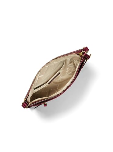 Michael Kors Jet Set Charm Small Flat Crossbody, Gold-Tone Hardware/Mulberry2