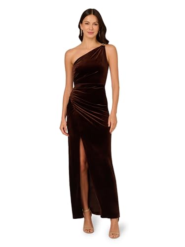 Adrianna Papell Women's Velvet Column Gown