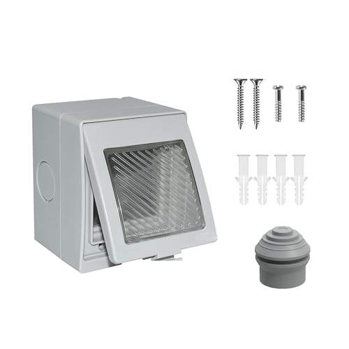 Boîtier de prise électrique étanche IP55 boîte vide anti-infiltration pour zone humide