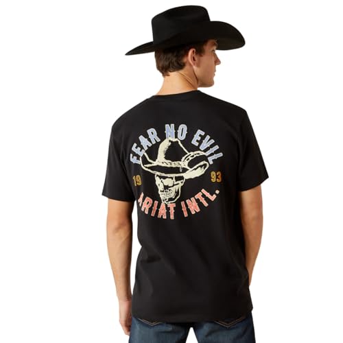 Ariat Men's Stitched Skull T-Shirt2