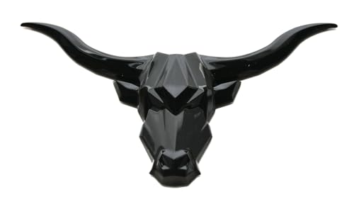 1Pc Custom Texas Longhorn Emblem 3D Sticker Decals Badge Compatible with Longhorn Texas Truck University Motorcycle New (Shiny Black)