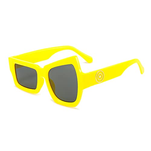 Lunettes de soleil asymétriques vintage pour femme et homme avec une haute protection UV400