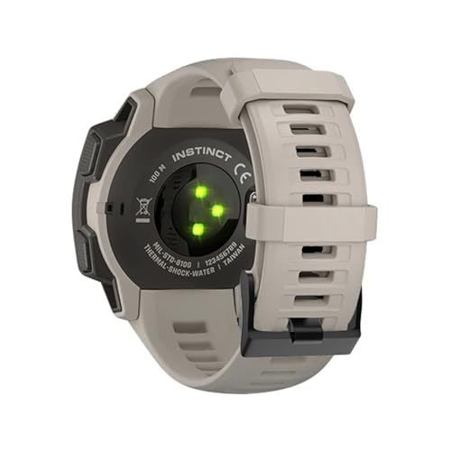 [�����ȓX] 22mm�X�g���b�v �ɓK��Garmin Instinct/Instinct 2 �E�H�b�`�o���h �u���X���b�g �X�|�[�c �V���R�� �����p���X�g�o���h �A�N�Z�T���[(White,Instinct 2)
