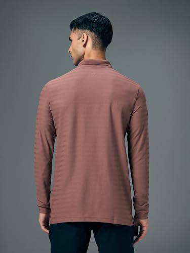 Image of TECHNOSPORT Men's Slim Fit Full Sleeve Polo T-Shirt with Collar, MATPIQ Quick Dry Moisture Wicking Polo Tee for Gym Sports Golf and Casual Wear