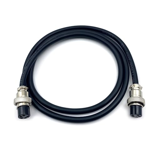 Cable GX16 5 Pin con Conectores Hembra Doble 1 m miniatura 3