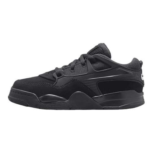 Jordan 4 RM Little Kids' Shoes (FQ7936-004, Black/White)