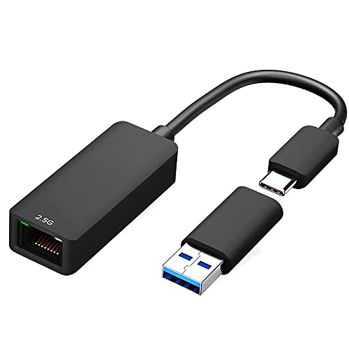 Grannerton 2.5G USB3.0�O���l�b�g���[�N�P�[�u������RJ45�A�C���^�[�t�F�C�X2500M�A�Q�[���l�b�g���[�N�J�[�h�A2�M�K�r�b�g