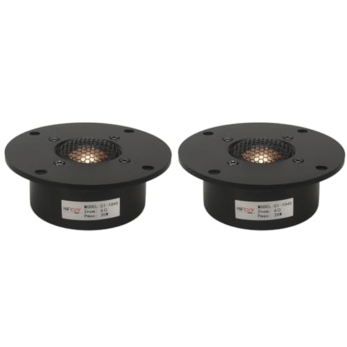 HIFIDIY LIVE 2PCS HI-FI 4 inch Tweeter Speaker Unit Beryllium Copper Film 6 OHM 30W Aluminum Panel Treble Loudspeaker C1-104S