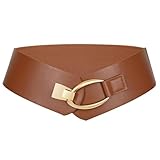 WERFORU Ceinture Large Élastique pour Femmes   Ceinture Épaisse Mode avec Boucle Alliage pour Robes