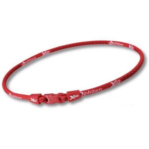 ファイテン(phiten) ネックレス RAKUWA ネックX50 レッド 55cm