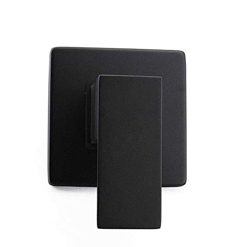 Robinet de douche noir mat combiné avec douche de tête carrée encastrée - 5