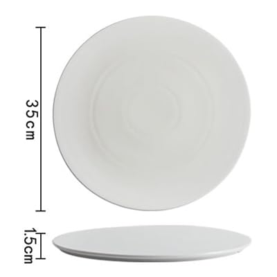 Forniture Per Feste Piatto rotondo in ceramica Piatto da bistecca Piatto da bistecca Stoviglie for la casa Piatti da dessert Vassoio for snack Ristorante Hotel Piatto di pasta Articoli for la casa Pia