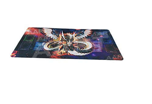 AArt TM Yo-gi-oh Custom Playmat Cyber Dragon Infinity Master Rule Link Plus Monster Zone Mouse Pad & Table Mat | Size 23-7/8-Inch x 13-1/2-Inch
