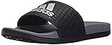 Adidas Performance adilette Supercloud Plus Slides,Black/Metallic Silver/Vista Grey,2 M US Little Kid