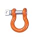 MILEMARKER Mile Marker Mile Marker 60-50134 Orange Winch Shackle (3/4 in. 4.75 Tons)