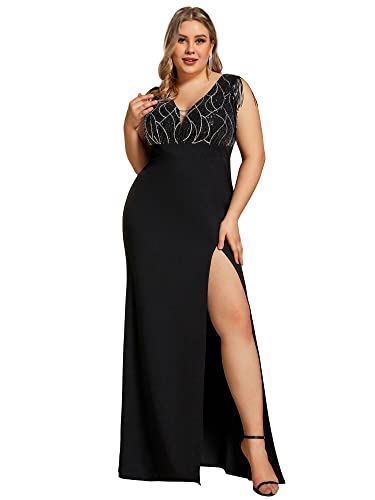 Robe de soirée d'été pour femme ronde sublime avec sa coupe sirène US26