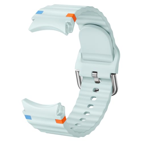 Image of Suitisbest Compatible for Samsung Galaxy Watch 7 /6 /5 /4 /FE Strap, 40mm 44mm 45mm /Watch 6 4 Classic 4 42mm 46mm 43mm 47m,Silicone Sport Straps No Gap Men Women