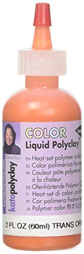 Van Aken - Kato Color Liquid polyclay 2 oz- Trans Orange by