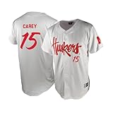 Genuine Collective Dylan Carey - 15 Nebraska Cornhuskers Nil Baseball Jersey, White