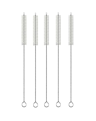 5 Stück 30cm Strohhalm Bürste Trinkhalmbürste extra lang Reinigungsbürste Röhrchenbürste