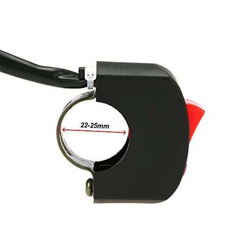 Pruie Interruptor universal da luz do guiador da bicicleta ATV da motocicleta ON OFF