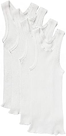 Bonds Baby Vest, White (4 Pack), 000 (0-3 Months)
