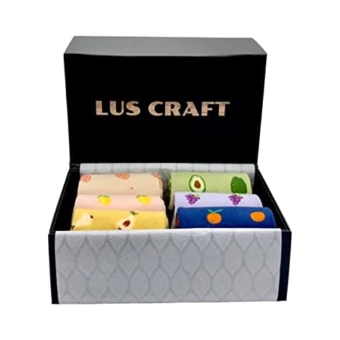 Lus Craft 6 Paar süße lustige Damen Socken in Geschenkbox Cover