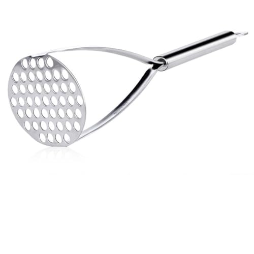 Amassador de Batatas e Espremedor de Alho Aço Inox Manual kit com 2 peças