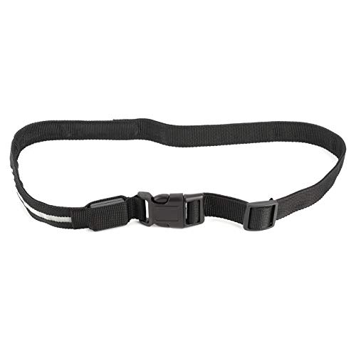 Keenso Cinturón LED, 7 Colores Polyeste Cinturón Reflectante LED Cinturón Luminoso Cinturón de luz LED Cintura Impermeable con Bolsillo Deportivo para Ciclismo Nocturno Escalada