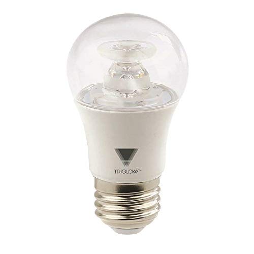 Triglow T90261 7-Watt (40W Equivalent) Dimmable LED A15 Appliance Bulb, 3000K (Soft White), 450 Lumen, E26 Medium Base, ETL Listed