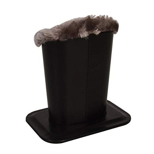 Image of Pack of 2 Soft Plush Lined Eyeglasses Holder Stand Protective Glasses Holder Stand