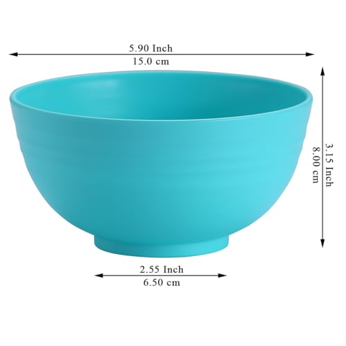Kyraton Plastic Cereal Bowls 8 Pieces - Image 2