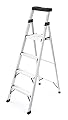 Rubbermaid 5.5 ft. Step Ladder, Aluminum Lightweight with Project Top, Silver, Tested to US Safety Standards, No Assembly Required