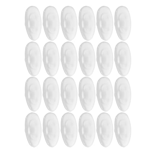 Veemoon 12par Almohadillas Nasales De Silicona Suave Para Gafas Repuesto De Almohadilla Para Nariz Cubiertas Protectoras Antideslizantes Para Uso Diario