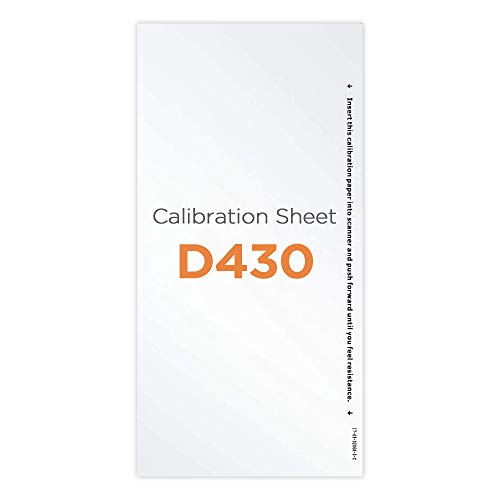 Plustek Calibration Control Sheet - for D430 Document Scanner only&hellip;